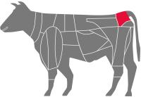 Rinderhüfte: Fleisch für Steaks, Braten und Rouladen